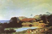 Frans Post Hacienda (mk08) painting